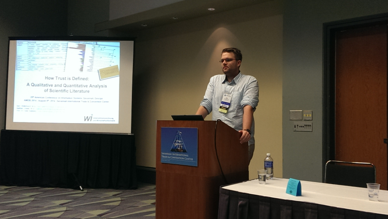 AMCIS 2014, Savannah, USA